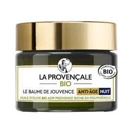 LA PROVENÇALE BIO Baume Visage Nuit Anti-Âge Bio de Jouvence 50ml