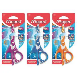 MAPED Paire de ciseaux Zenoa Asymétrique - Bleu - 13cm l'unité
