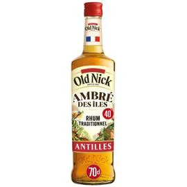 OLD NICK Rhum ambré des îles 70cl