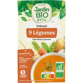 LÉA NATURE, JARDIN BIO ÉTIC Soupe 9 légumes Bio 1l