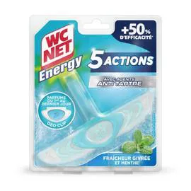 WC NET Energy - Bloc WC 5 actions fraîcheur givrée et menthe 38g