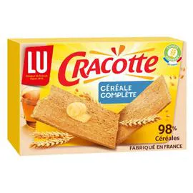 LU, CRACOTTE Biscottes aux céréales complètes 250g