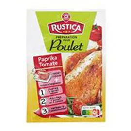 MARQUE REPÈRE, RUSTICA Sachet cuisson Poulet paprika et tomates 34g