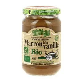CASTAGNA DI VALLERUS Crème de Marron à la Vanille Bio 370g