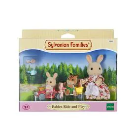 SYLVANIAN FAMILIES Le tricycle et mini voiture bébés l'unité