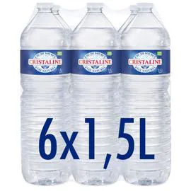 CRISTALINE Eau de source 6x1,5l