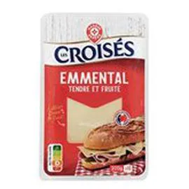 MARQUE REPÈRE, LES CROISÉS Emmental En tranches 200g