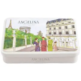 ANGELINA Boite Fer Biscuits Paris 70g