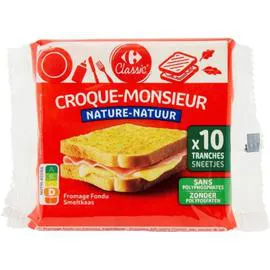 CARREFOUR CLASSIC' Fromage croque-monsieur nature 200g