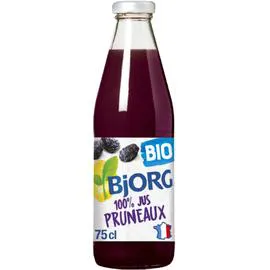 BJORG Jus de pruneaux Bio sans sucres ajoutés 75cl