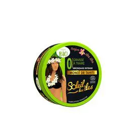 SOLEIL DES ÎLES Graisse à Traire Bronzage Intense Monoï de Tahiti Bio 150ml