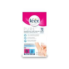 VEET Bande de cire aiselle x16