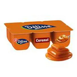 MARQUE REPÈRE, DÉLISSE Crème dessert Delisse Caramel 6x125g