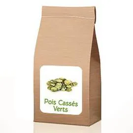 JUSTE BIO Pois cassés verts BIO en vrac 100g