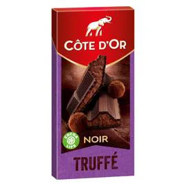 CÔTE D'OR Chocolat noir fourré Truffé 190g