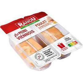 MONIQUE RANOU Les Mini Viennois poulet emmental 130g