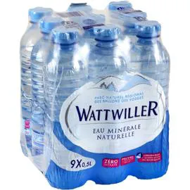 WATTWILLER Eau minérale naturelle 9x50cl