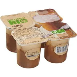 CARREFOUR BIO Liégeois au café Bio 4x100g