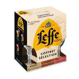 LEFFE Bières belges d'Abbaye sélection coffret 6% 3x75cl