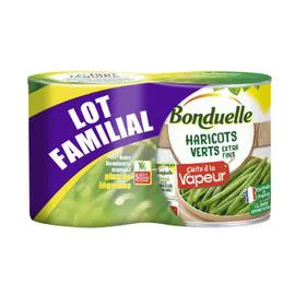 BONDUELLE Haricots vert extra croquants 2x440g
