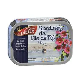 LE TRÉSOR DES DIEUX Sardines Ile de Ré 115g