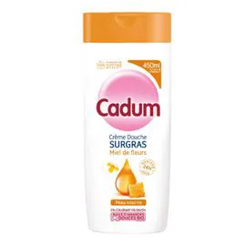 CADUM Gel Douche Crème Douche Surgras Miel De fleurs 450ml