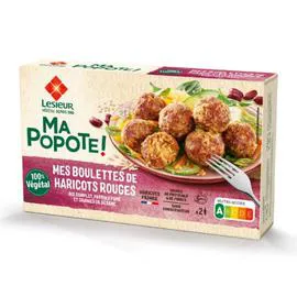 LESIEUR, MA POPOTE ! Boulettes de haricots rouges 100% végétal 180g