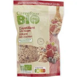 CARREFOUR BIO Muesli fruits rouges Bio 500g