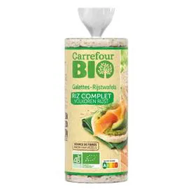 CARREFOUR BIO Galette de riz complet 130g