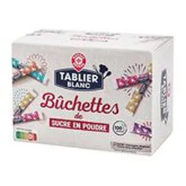 MARQUE REPÈRE, TÉVA Sucre Blanc Poudre 100 Dosettes 500g