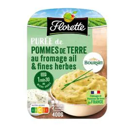 CRÉALINE Plat cuisiné purée au boursin 400g