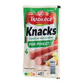 MARQUE REPÈRE, TRADILÈGE Délice volaille x4 140g