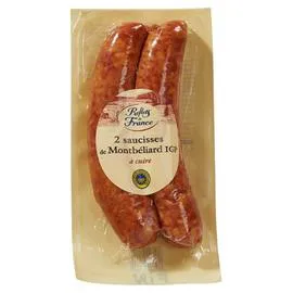 REFLETS DE FRANCE Saucisses de Montbéliard à cuire 300g