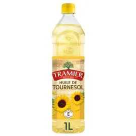 TRAMIER Huile de tournesol, la bouteille de 1l