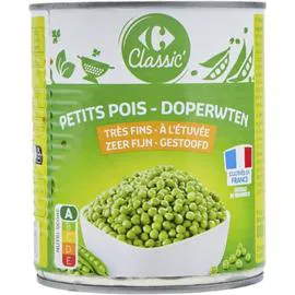 CARREFOUR CLASSIC' Petits pois très fins 560g