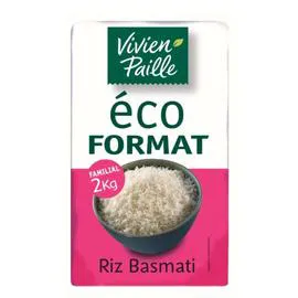 VIVIEN PAILLE Riz basmati éco format 2kg