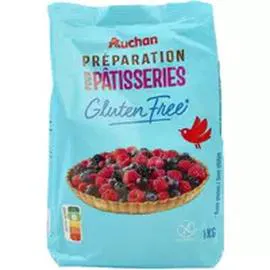 AUCHAN MIEUX VIVRE Préparation pour pâtisseries sans gluten 1kg
