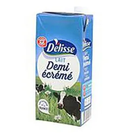 MARQUE REPÈRE, DÉLISSE Lait demi-écrémé 1l