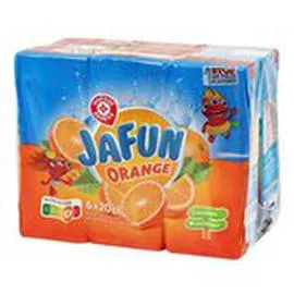 MARQUE REPÈRE, JAFUN Boisson orange Brique 6x20cl
