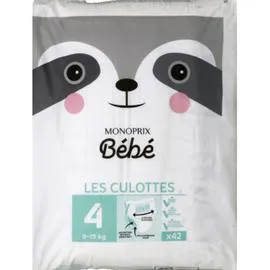 MONOPRIX BÉBÉ Les Culottes taille 4 : 8-15 kg x42