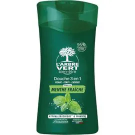 L'ARBRE VERT Gel Douche homme à la menthe 250ml
