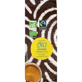 MONOPRIX BIO Café décaféiné Amérique Latine bio 250g