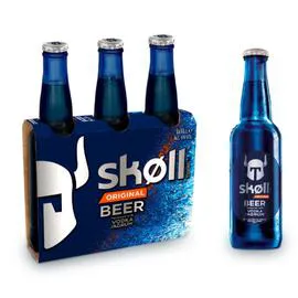 SKOLL Bière aromatisée Vodka 3x33cl