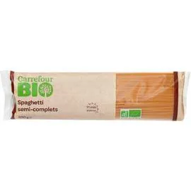 CARREFOUR BIO Pâtes spaghetti semi-complets Bio 500g
