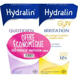 BAYER, HYDRALIN Soin toilette intime gyn 2x200ml