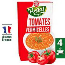 MARQUE REPÈRE, RÉGAL SOUPE Soupe Tomate et vermicelles 1l