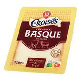 MARQUE REPÈRE, LES CROISÉS Fromage de brebis Basque 210g