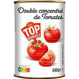 TOP BUDGET Double concentré de tomates 440g