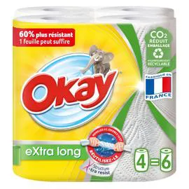 OKAY Essuie-tout biodégradable x4