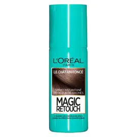 L'ORÉAL PARIS, MAGIC RETOUCH Coloration Cheveux Temporaire Spray Retouche Racine Châtain Foncé 75ml
